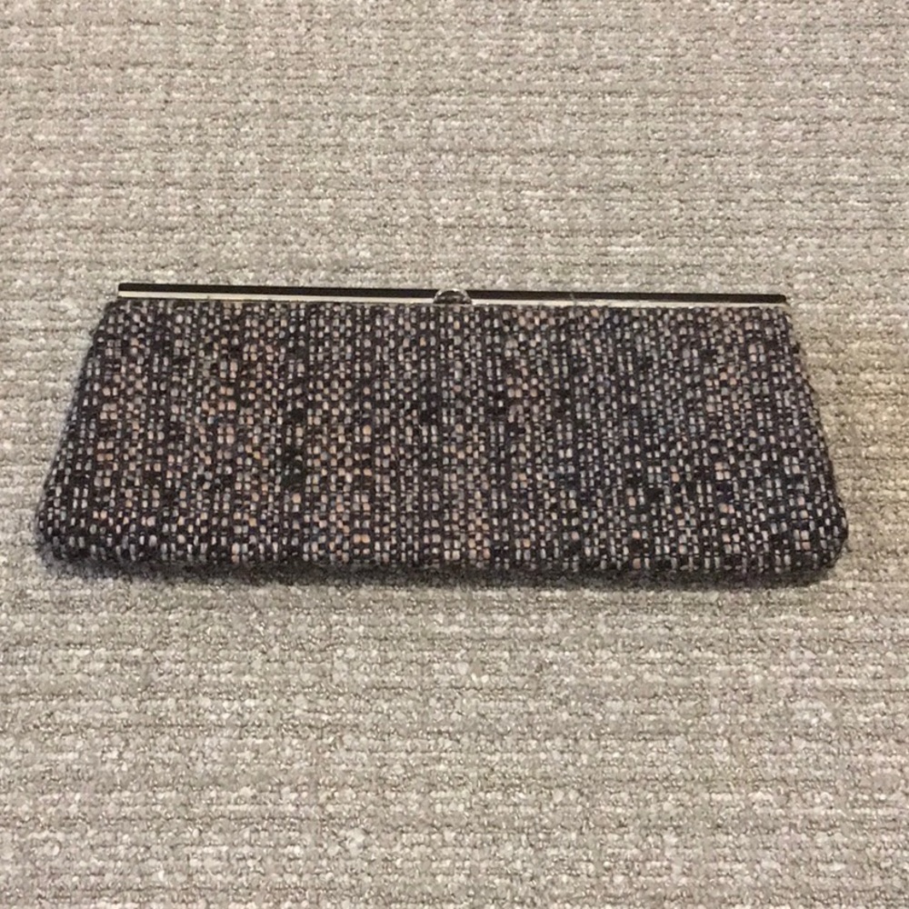 Banana Republic Wool Patterned Clutch